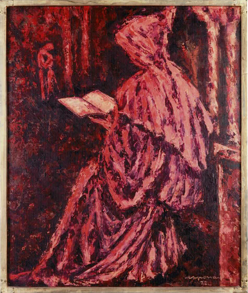 Monje, pintura de Vicente de Espona