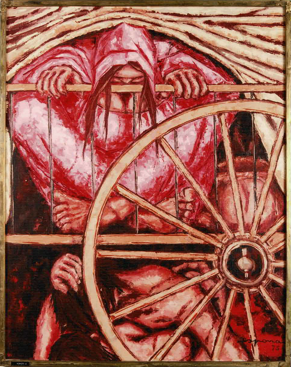 Romería, pintura de Vicente de Espona