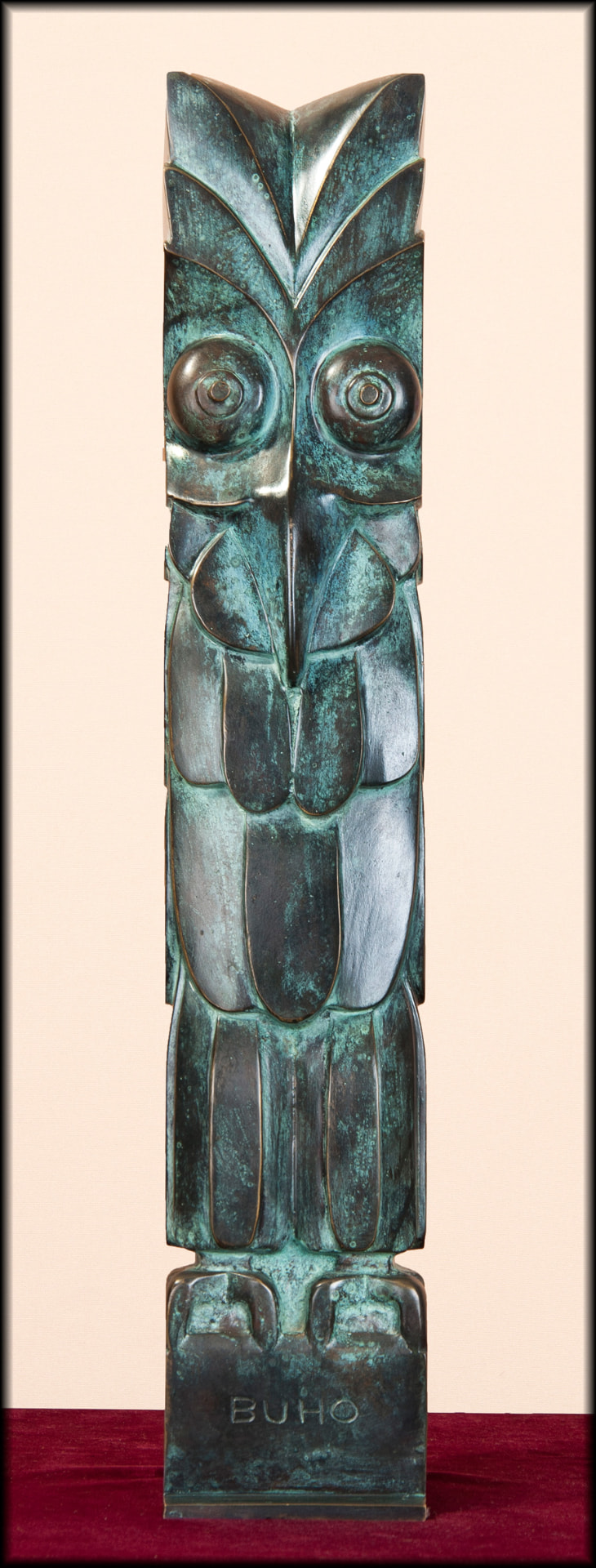 Búho-Lechuza, escultura de Vicente de Espona