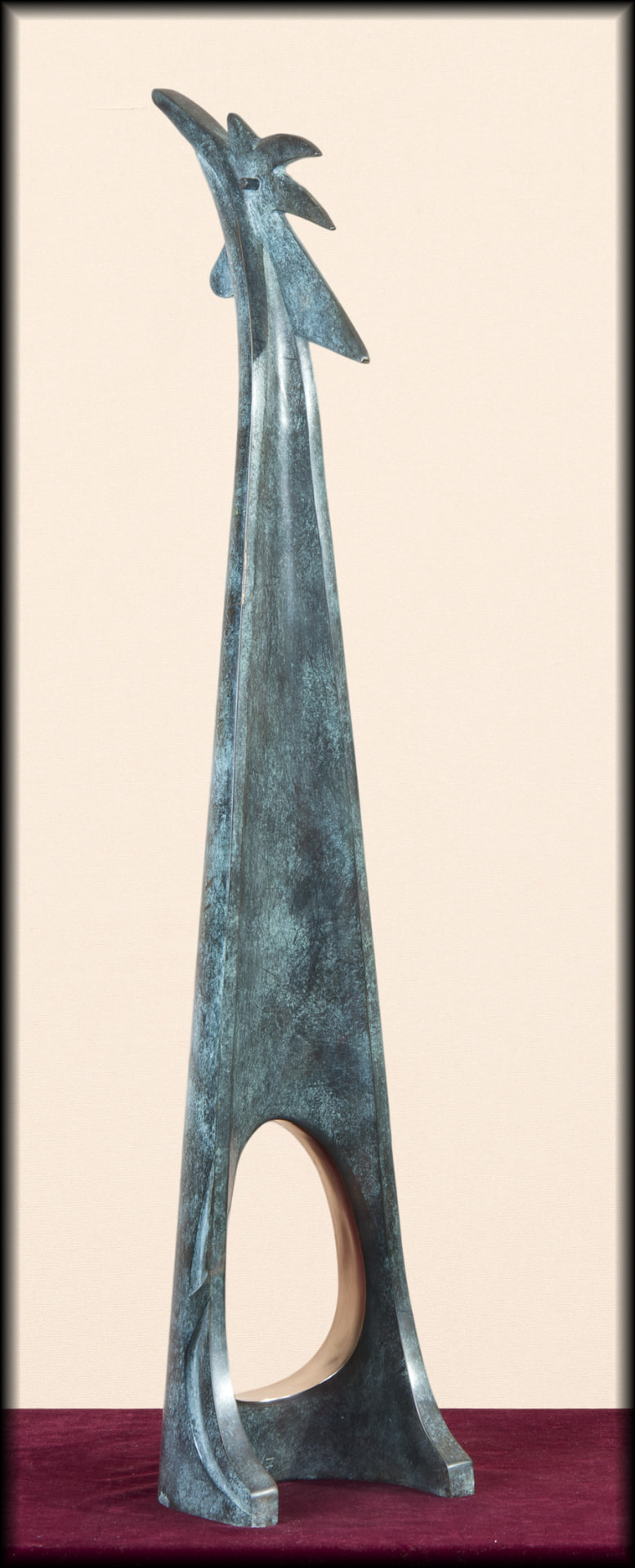 Gallo, escultura de Vicente de Espona