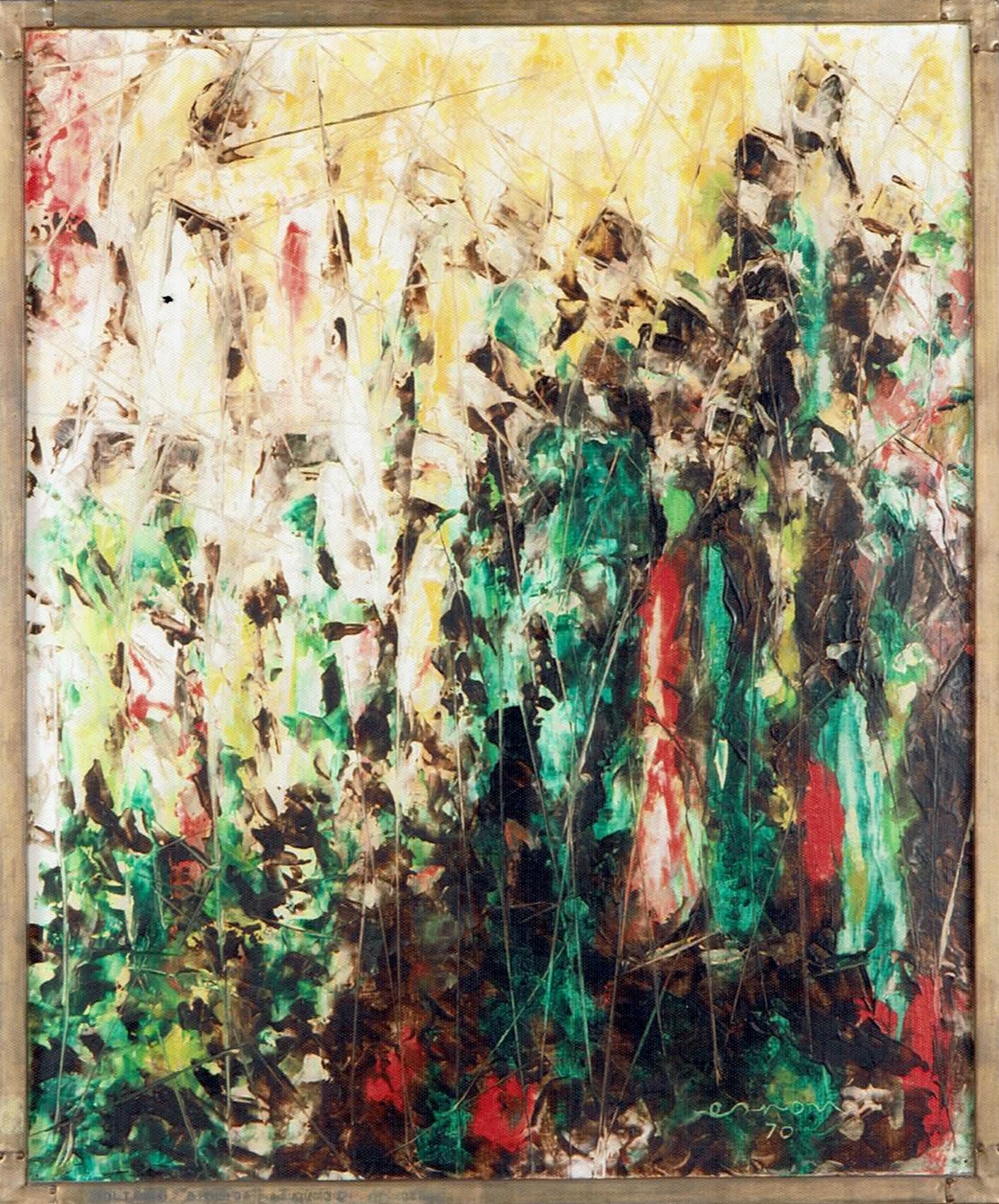 Multitud bíblica – Alucinación colectiva, pintura de Vicente de Espona