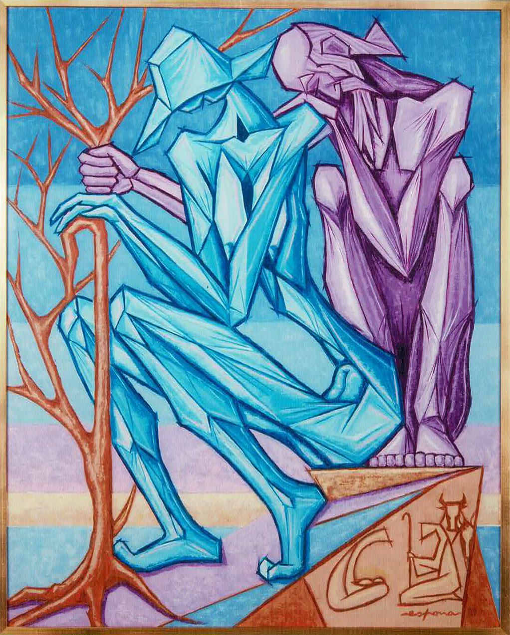 Invierno, pintura de Vicente de Espona