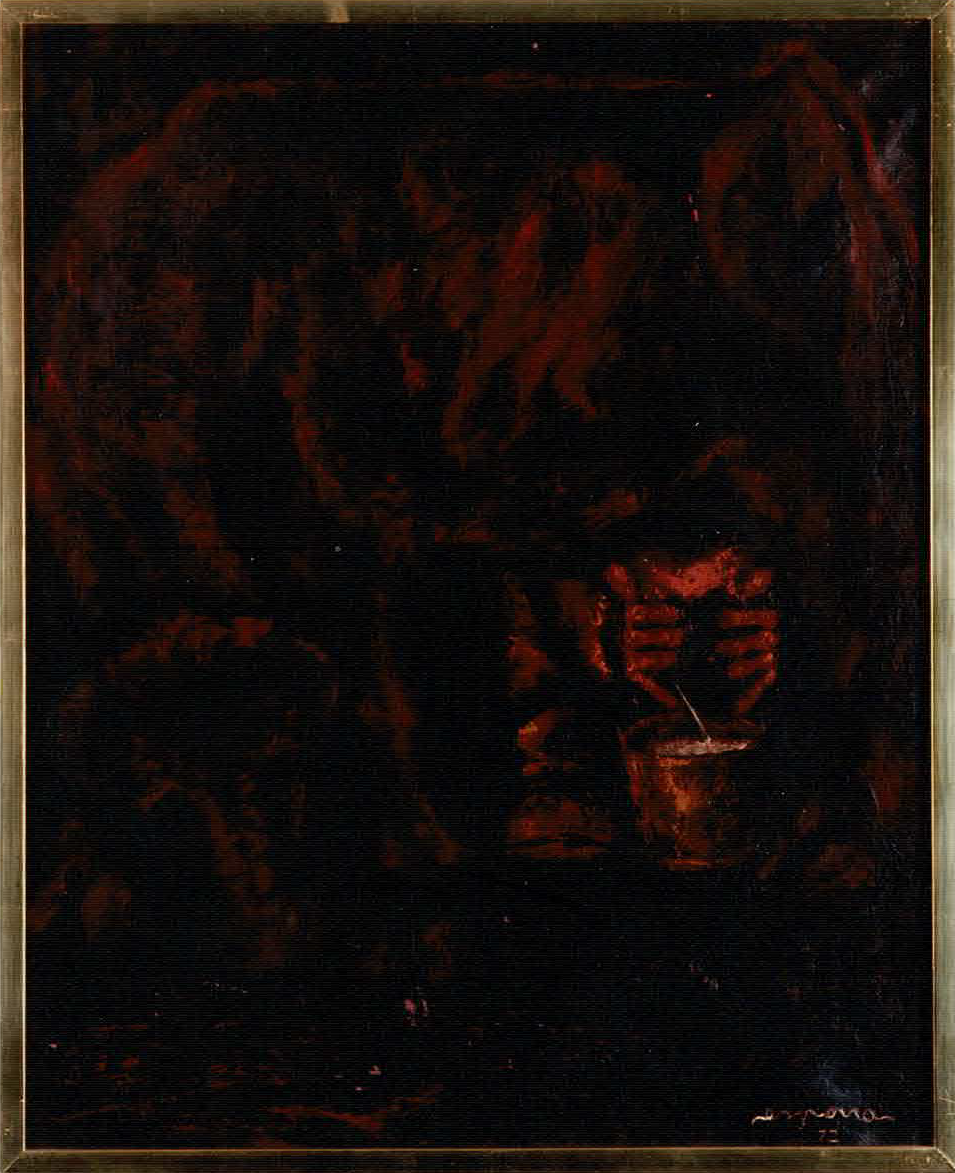 La vaca, pintura de Vicente de Espona