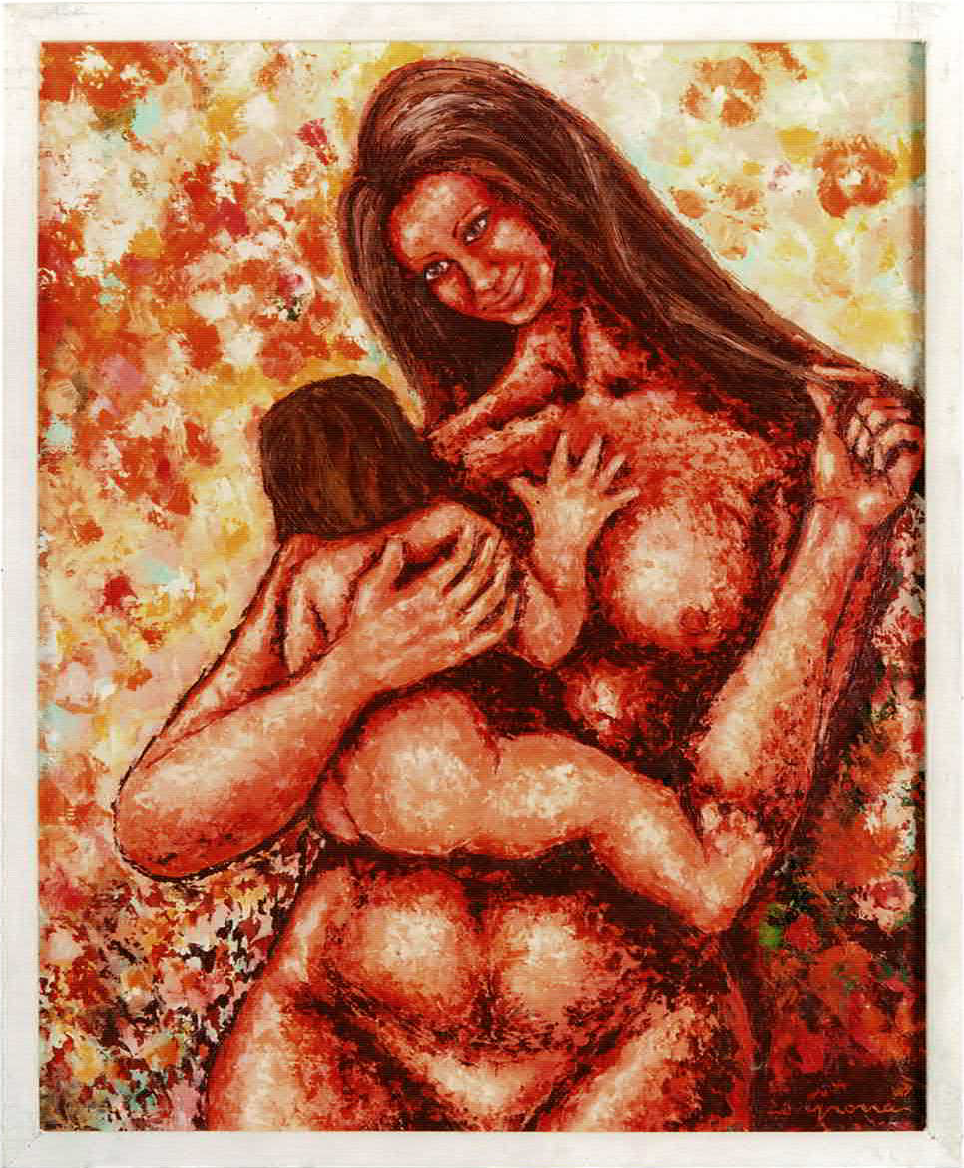 Maternidad – Amor, pintura de Vicente de Espona