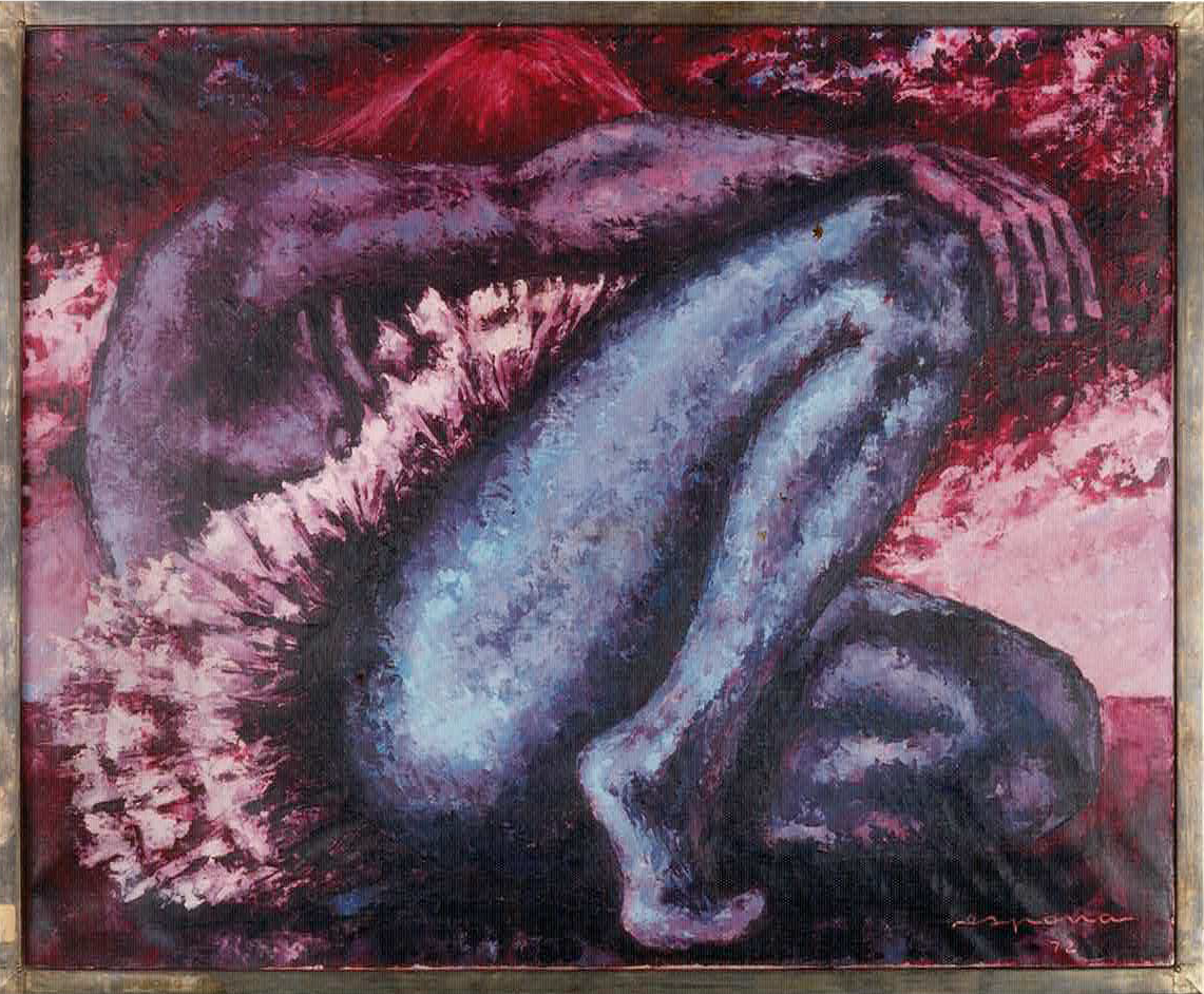 Crepúsculo, pintura de Vicente de Espona