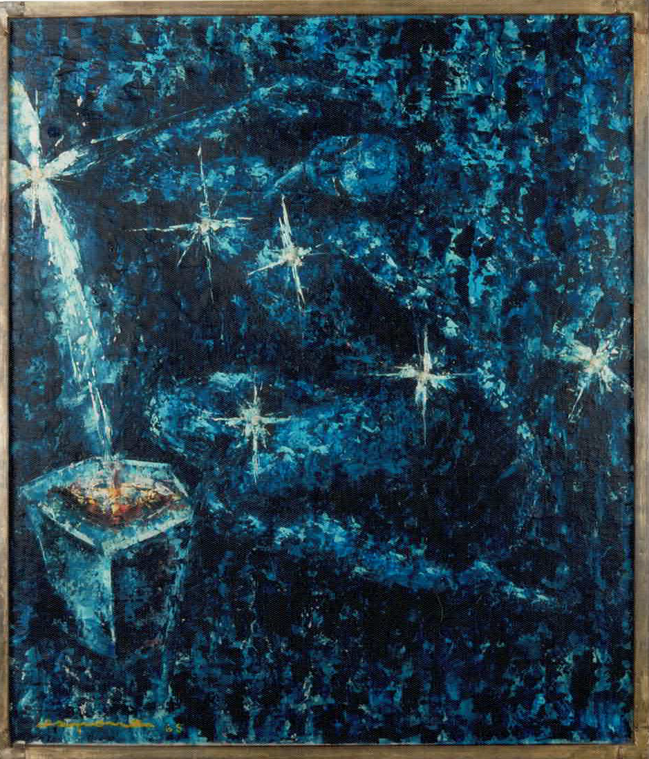 Constelación de Virgo, pintura de Vicente de Espona
